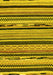 Machine Washable Abstract Yellow Modern Rug, wshabs2195yw