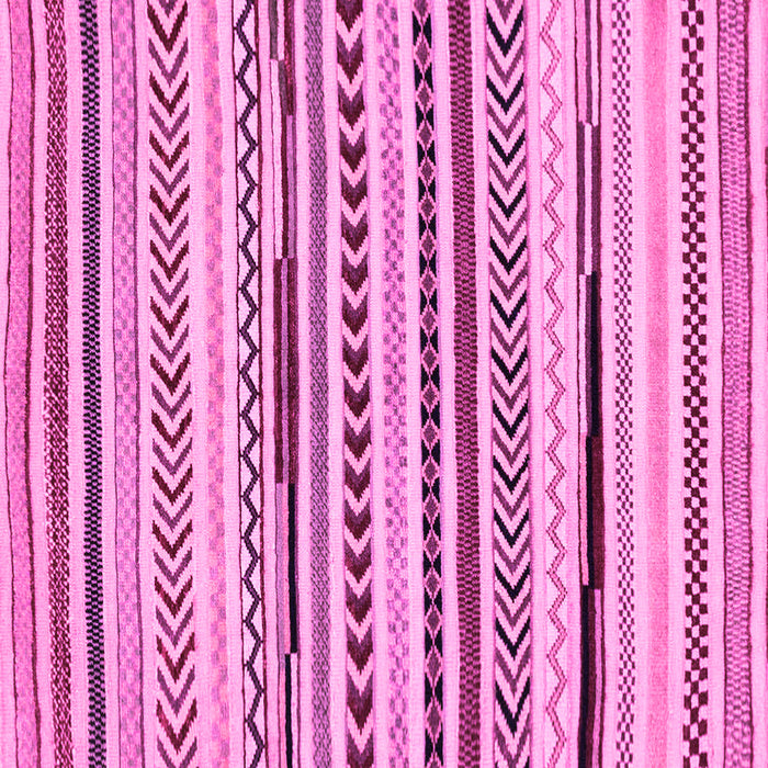 Square Machine Washable Abstract Pink Modern Rug, wshabs2196pnk