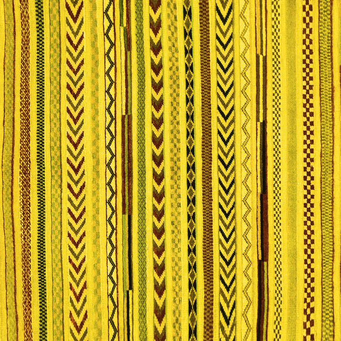 Square Machine Washable Abstract Yellow Modern Rug, wshabs2196yw