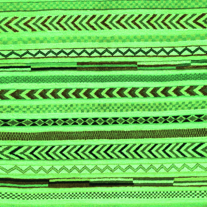 Machine Washable Abstract Green Modern Area Rugs, wshabs2196grn