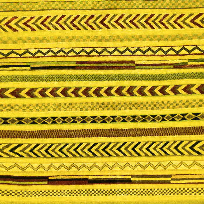 Machine Washable Abstract Yellow Modern Rug, wshabs2196yw