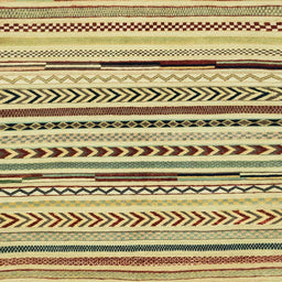 Square Abstract Mustard Yellow Modern Rug, abs2196