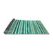 Sideview of Abstract Light Blue Modern Rug, abs2196lblu