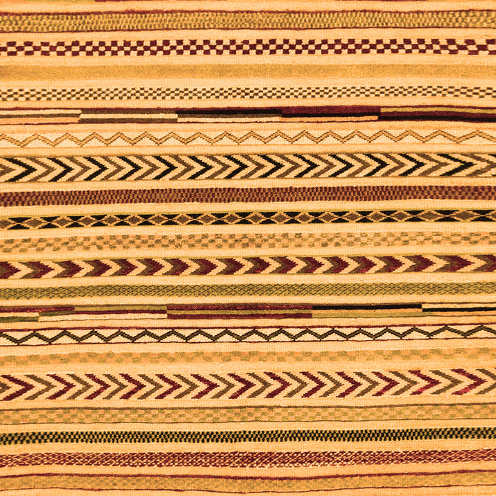 Square Abstract Orange Modern Rug, abs2196org