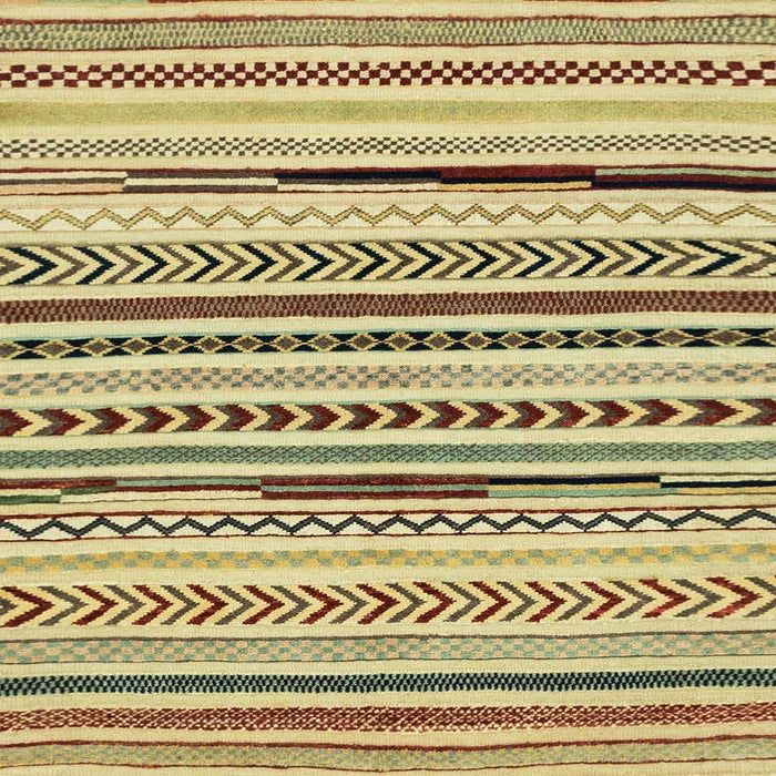 Square Machine Washable Abstract Mustard Yellow Rug, wshabs2196