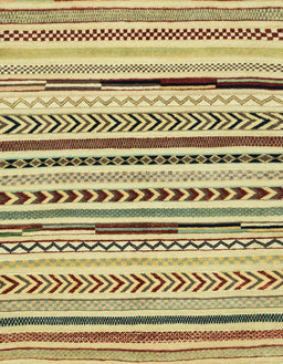 Abstract Mustard Yellow Modern Rug, abs2196