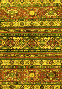 Southwestern Yellow Country Rug, abs2197yw