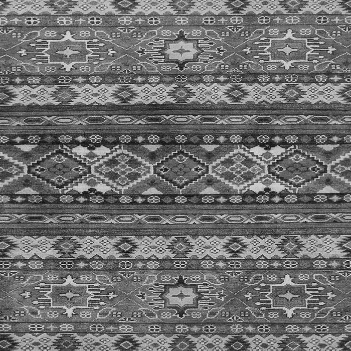 Square Machine Washable Southwestern Gray Country Rug, wshabs2197gry