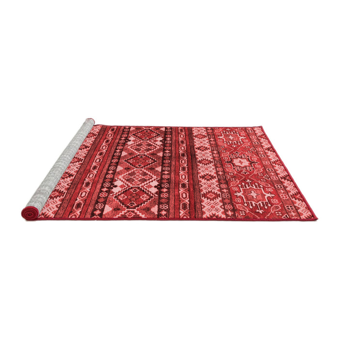 Country Red Washable Rugs