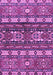 Machine Washable Southwestern Purple Country Area Rugs, wshabs2197pur
