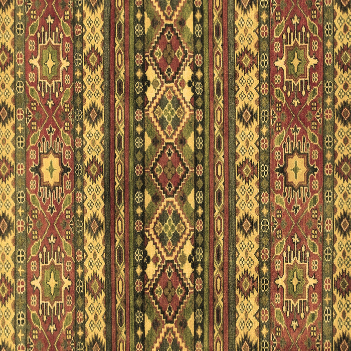 Square Machine Washable Southwestern Brown Country Rug, wshabs2197brn