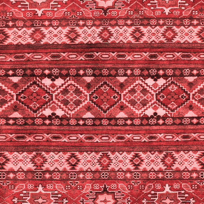 Machine Washable Southwestern Red Country Rug, wshabs2197red