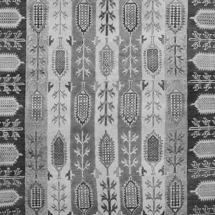 Machine Washable Abstract Gray Modern Rug, wshabs2198gry