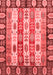 Abstract Red Modern Area Rugs