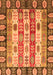 Abstract Orange Modern Rug, abs2198org