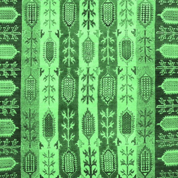 Machine Washable Abstract Emerald Green Modern Area Rugs, wshabs2198emgrn
