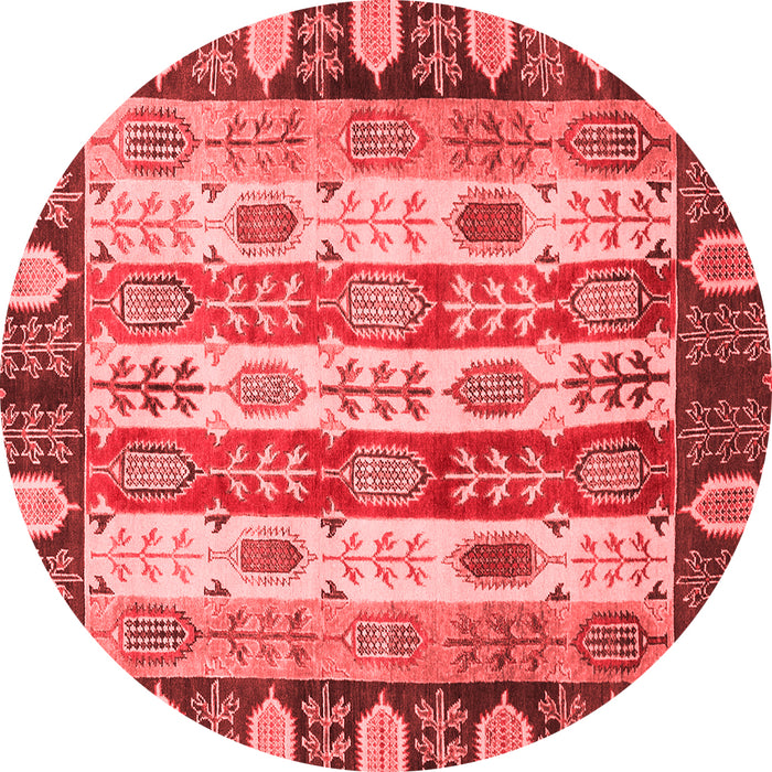 Abstract Red Modern Rug, abs2198red