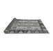 Sideview of Abstract Gray Modern Rug, abs2198gry