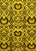 Abstract Yellow Modern Rug, abs2199yw