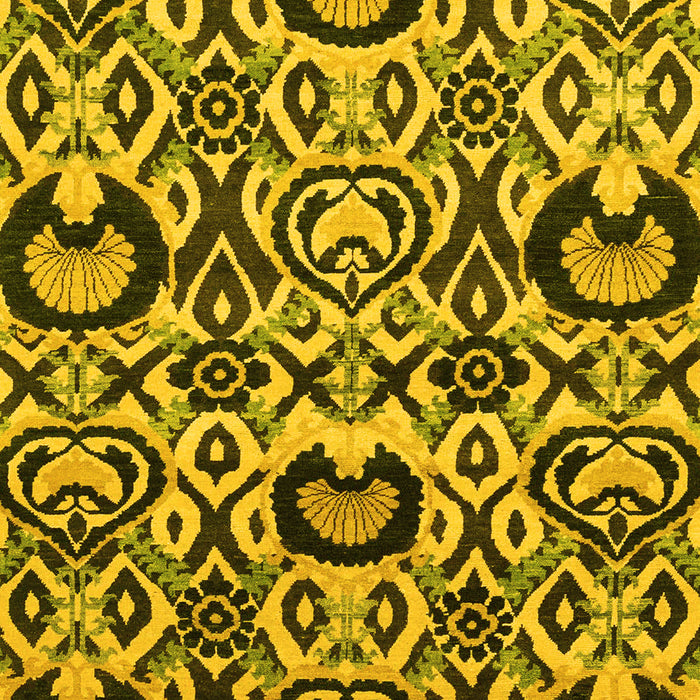 Abstract Yellow Modern Rug, abs2199yw