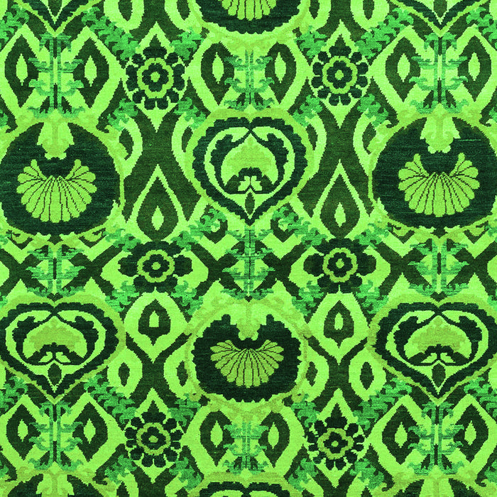 Abstract Green Modern Rug, abs2199grn