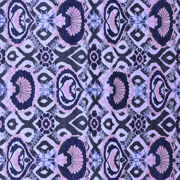 Square Machine Washable Abstract Blue Modern Rug, wshabs2199blu