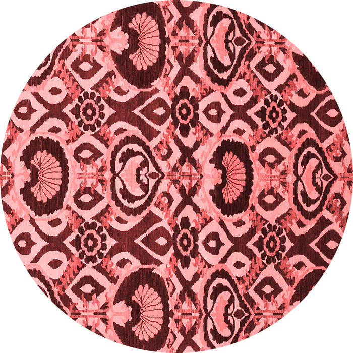 Abstract Red Modern Rug, abs2199red