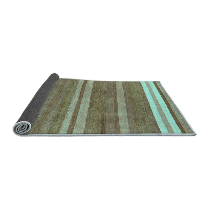 Sideview of Abstract Light Blue Modern Rug, abs219lblu