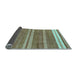 Sideview of Abstract Light Blue Modern Rug, abs219lblu