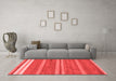 Modern Red Washable Rugs