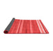 Abstract Red Modern Area Rugs