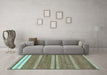 Machine Washable Abstract Light Blue Modern Rug in a Living Room, wshabs219lblu