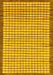 Checkered Yellow Modern Rug, abs21yw