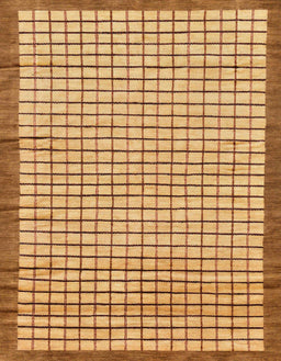 Abstract Red Checkered Rug, abs21