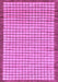 Checkered Purple Modern Rug, abs21pur