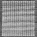 Square Machine Washable Checkered Gray Modern Rug, wshabs21gry