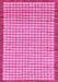 Checkered Pink Modern Rug, abs21pnk