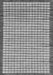 Machine Washable Checkered Gray Modern Rug, wshabs21gry