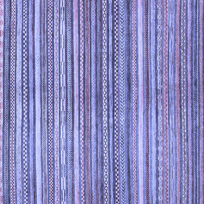 Square Abstract Blue Modern Rug, abs2200blu