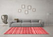 Modern Red Washable Rugs