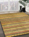 Machine Washable Abstract Yellow Rug in a Family Room, wshabs2200