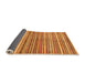 Sideview of Abstract Orange Modern Rug, abs2200org