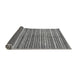 Sideview of Abstract Gray Modern Rug, abs2200gry