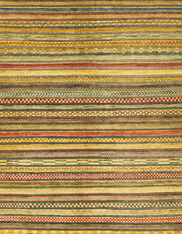 Abstract Yellow Modern Rug, abs2200