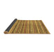 Sideview of Abstract Brown Modern Rug, abs2200brn