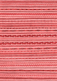 Abstract Red Modern Rug, abs2201red