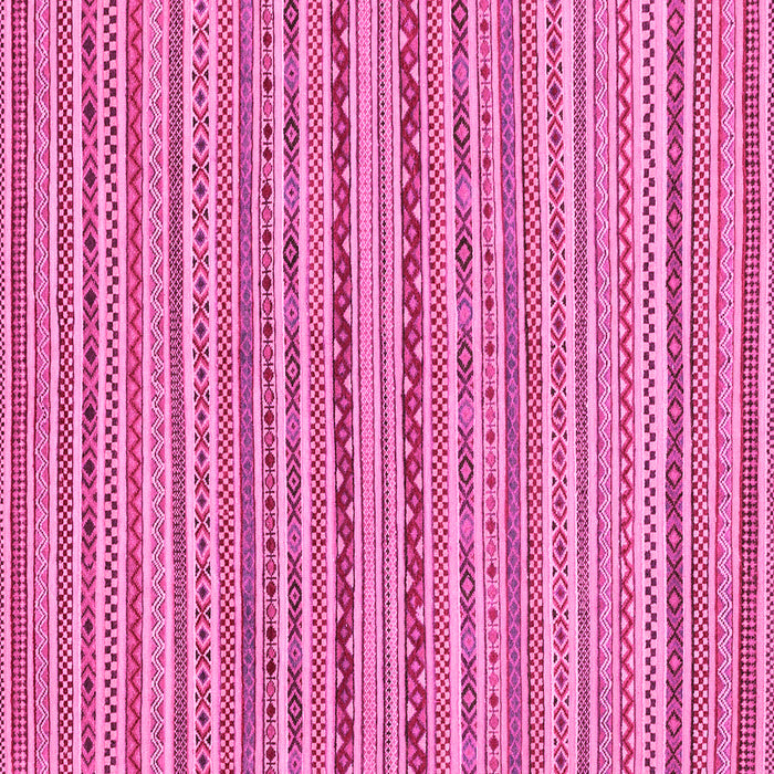 Square Machine Washable Abstract Pink Modern Rug, wshabs2201pnk