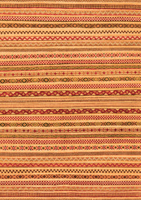 Abstract Orange Modern Rug, abs2201org