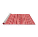 Modern Red Washable Rugs