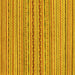 Square Abstract Yellow Modern Rug, abs2201yw